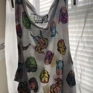 Sheer MARVEL tank top